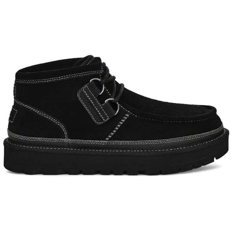 UGG Hayden Fashion Versatile Short Boots Unisex Boots Black 1158276-BLK