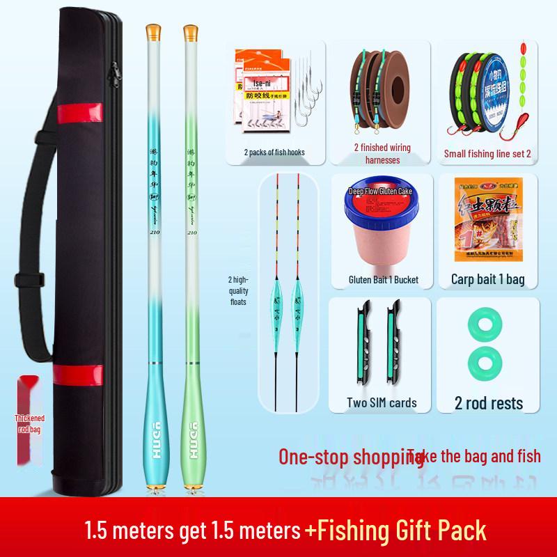 

Micro-Lure Mini Fishing Rod Set: Ultra-Short Stream Rod for Kids & Small Fish