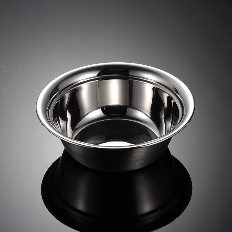 

ZISIZ Stainless Steel Deep Round Serving Bowls, Set of 3