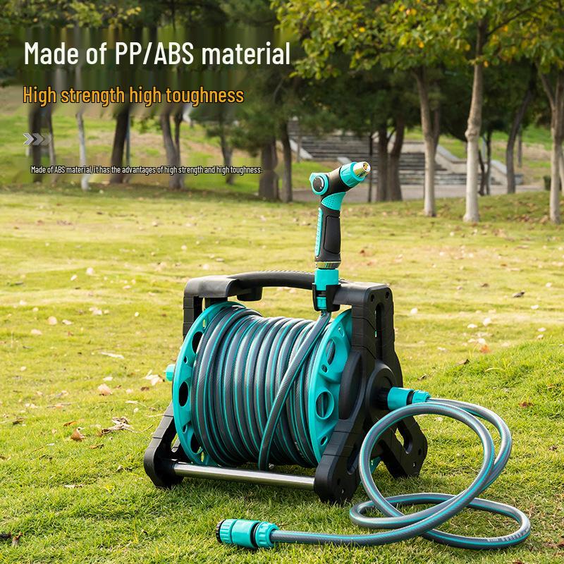 High-Pressure Watering & Car Wash Nozzle Set with Storage Rack