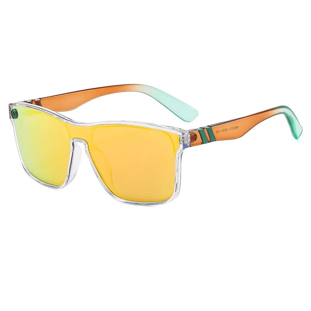 Fashion Sunglasses Men Women Outdoor Large Frame Oversized Sports Goggle Beach Sun Glasses Colorful Uv400