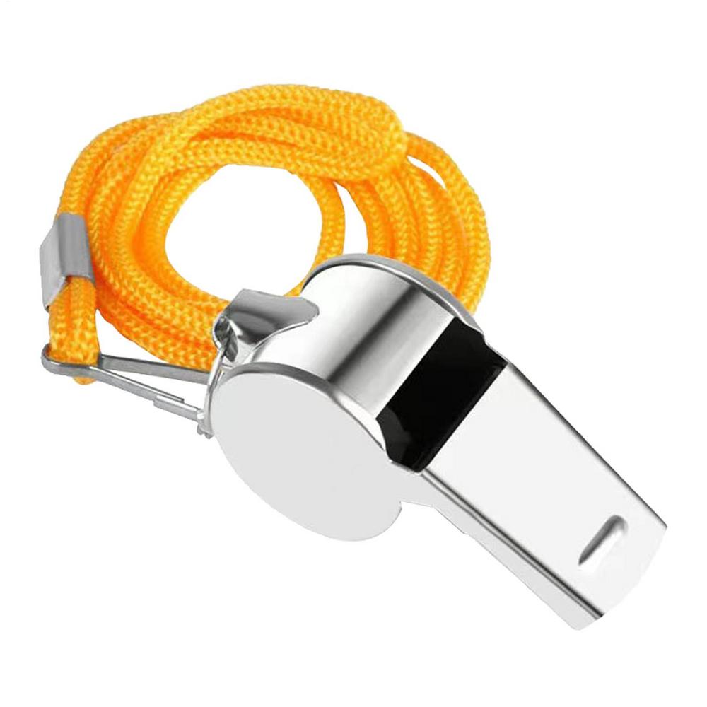 

1Pc Stainless Steel Metal Whistle Professional Football Basketball Sports Referee Training Whistle