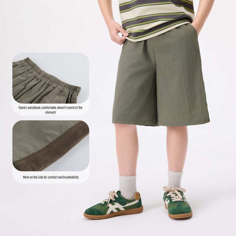 Boys' Breathable Mesh Casual Shorts