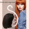 Portable Hanging Stand For Wigs Hats Holder Wig Hanger Space Saving Wig Organizer Detachable Dryer Display Tool