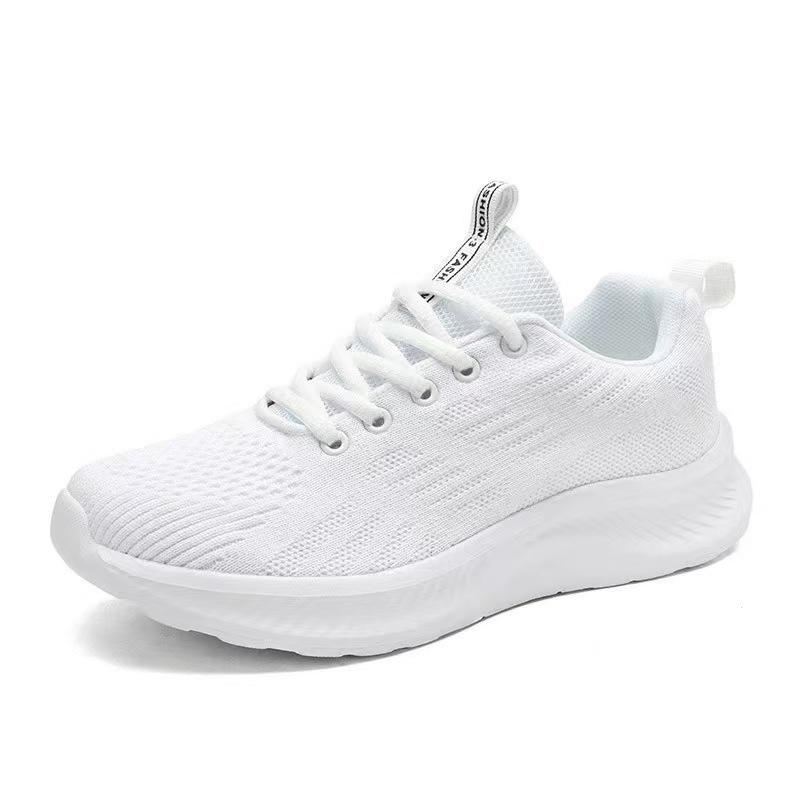 Women's Flyknit Breathable Sports Shoes - 2026 Spring/Autumn Soft Sole, Lightweight Running