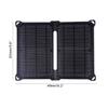 Outdoor Sunpower Foldable Solar Panels Portable Solar Charger 2 USB Port for Phone Traveling Camping Hiking Black 100W 5V