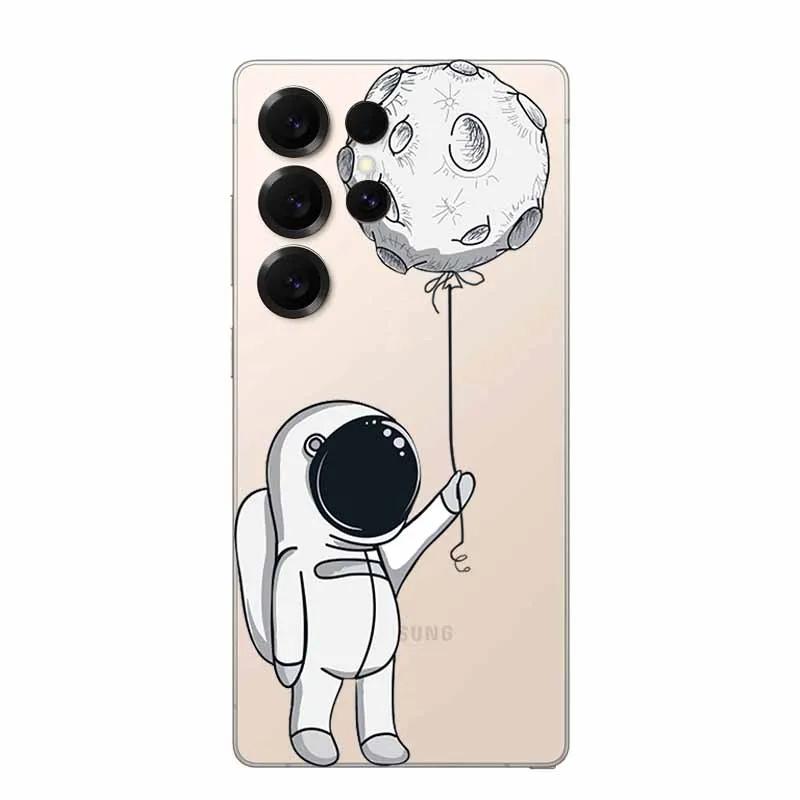 Clear Case For Samsung S25 Ultra 5G Case Clear Back Cover Animal Painting Soft Bumper For Galaxy S25Ultra Transparent Soft Funda