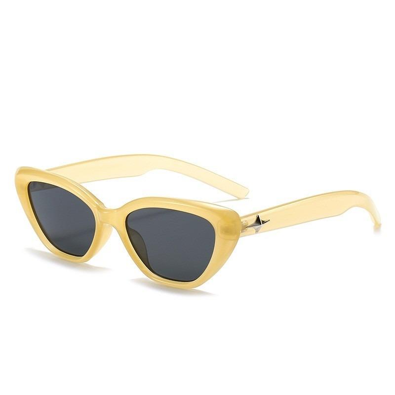 Fashion Hip-hop Small Cat Eye Sunglasses Fashion Women Eyeglasses with Retro Style Shades Glasses