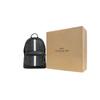 Coach Zaino Grande Capacità West 35 Classic Monogramma Blu e Bianco a Strisce Zaino da Uomo Nero Grigio 3001-QBOH0