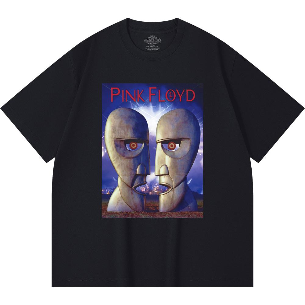 230 Gsm %100 Pamuk Heavy Metal Tişört Rock Grubu Popüler Müzik Baskılı Unisex Ağır Pamuk Tişört