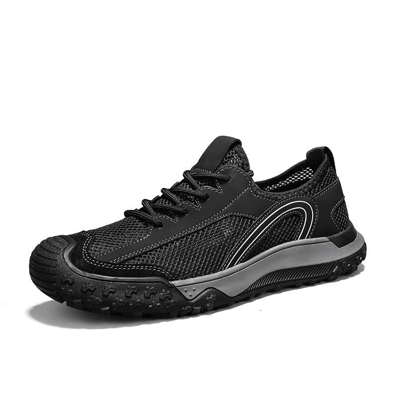 2025 Summer Men's Mesh Casual Low-Top Breathable Hiking Retro Sports Shoes