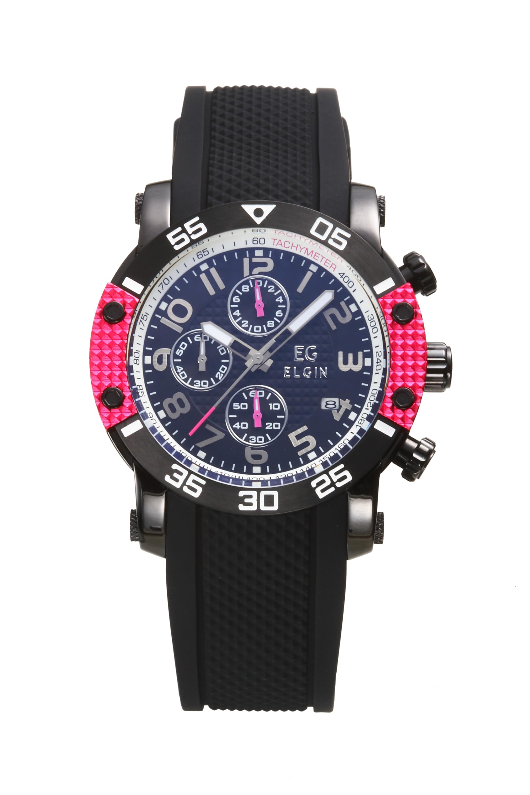 ELGIN Elgin Quartz Chronograph Watch [Clearance Sale] Men s (Pink) розовый