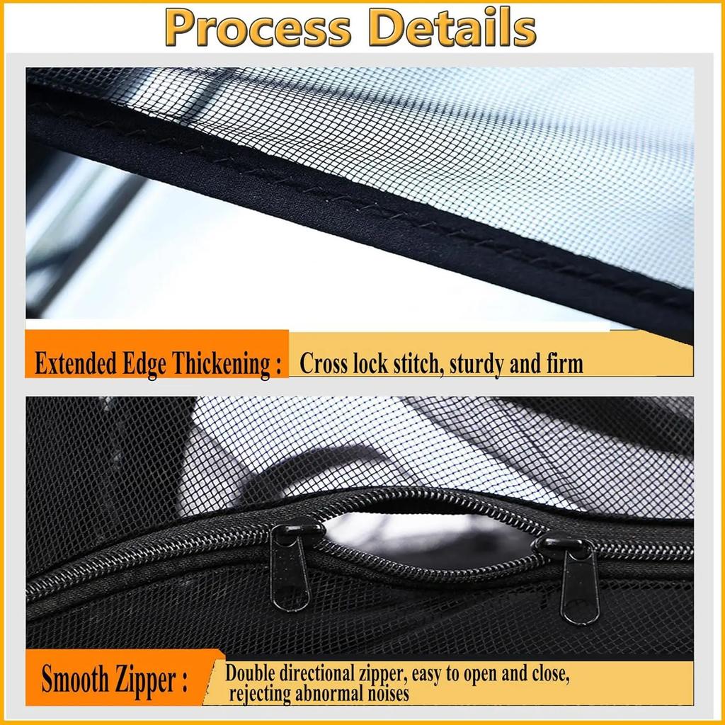 Magnetic SUV MPV Summer Mosquito/Fly Screens Car Nets Car Tailgate Mosquito Net Universal Screen Trunk Ventilation Mesh Net