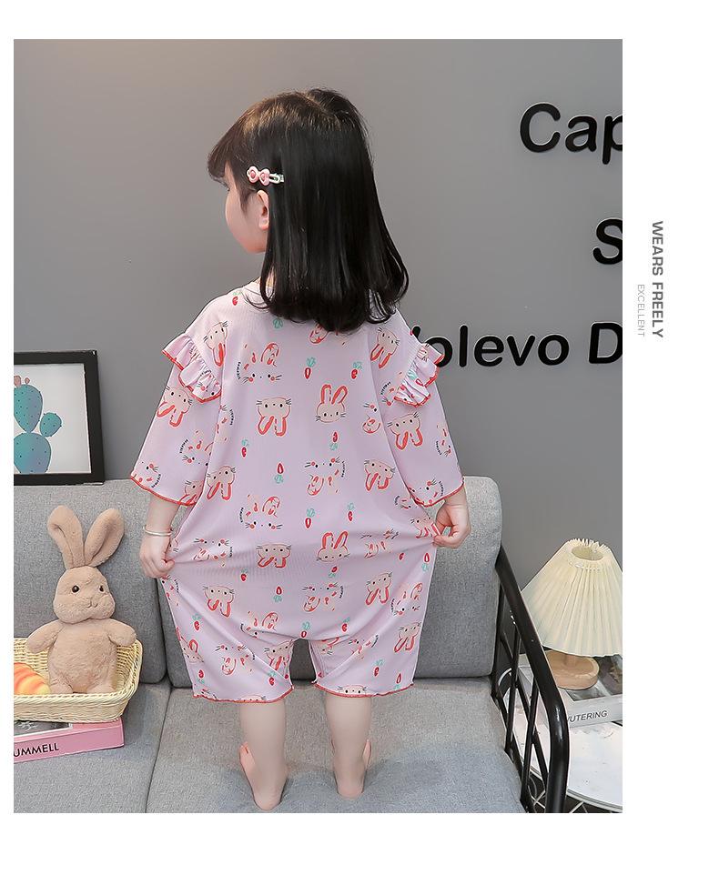 Sommer-Mädchen-Cartoon-Modal-Kurzarm-Pyjama