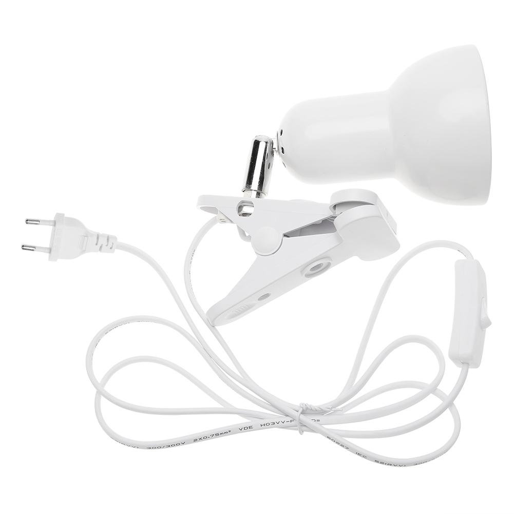 E27 Lamp Base Pet Reptile Aquarium Heat Lamp Clip-on Adjust Holder Tortoises UV Heating Light Kit for Lizard