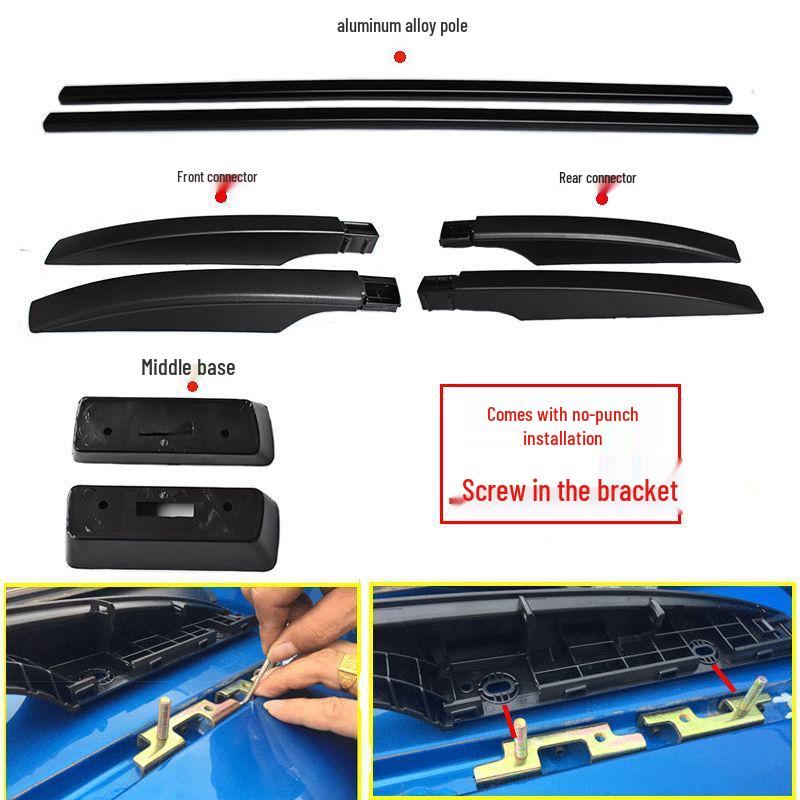 Aluminum Roof Rack for Wuling Hongguang/Hongguang S/S1/Rongguang V - No-Drill Installation