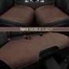 Universal Car Seat Cover Linen Front Seat Anti-slip Breathable Seat Cushion Fashion Car Interior Protection Pad Accessories
