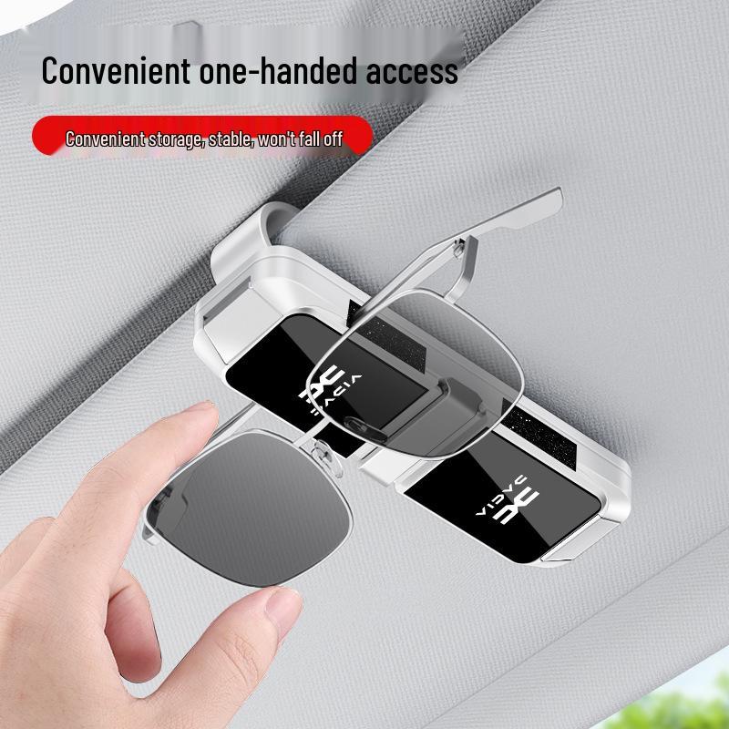 Dacia Zonneklep Clip voor Kaartjes & Brillen - Past op Sandero, Duster, Spring