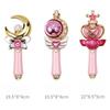 Fairy Magic Wand Glowing Musical Sound Effects Playthings Cutie Moon Rod Figure Toys Queen Transformation Stick Girls Gifts