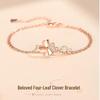 Beloved Four-Leaf Clover Women's Bracelet: Perfect Birthday or Valentine's Day Gift for Girlfriend
