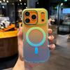 Skin feeling colorful applicable iphone11pro mobile phone case gradual change laser apple 11promax magnetic case matte