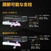 EZDIY-FAB Graphics Card Bracket, GPU Holder, Universal Video Card Holder, 5V 3-pin ARGB Sync, Extendable Bracket - White
