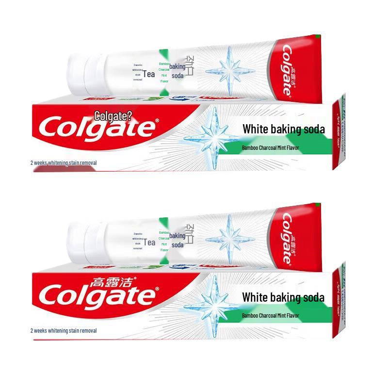 Colgate Double Effect Bamboo Charcoal Mint Whitening Toothpaste