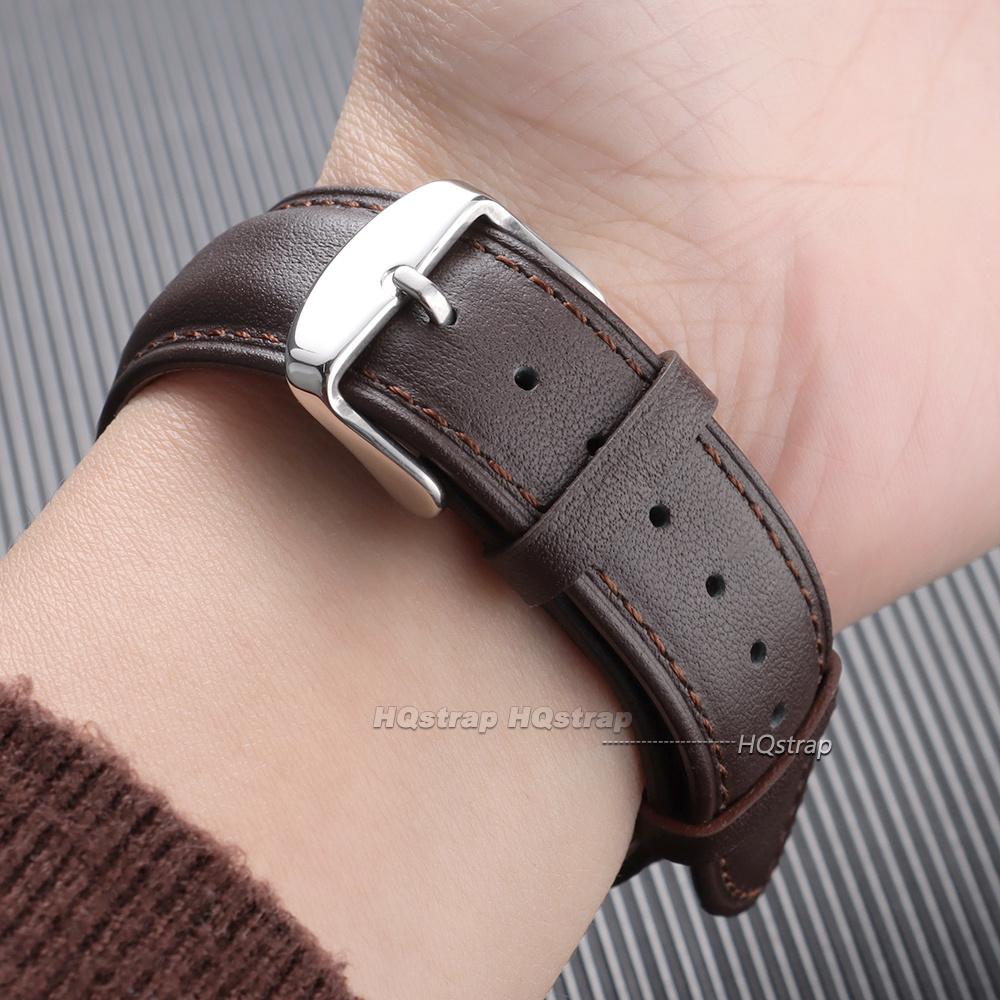 Kalbsleder Uhrenarmband Weiches Rindsleder Uhrenarmband Sportarmband 12/13/14/15/16/17/18/19/20/21/22/23/24mm Universelles Armband