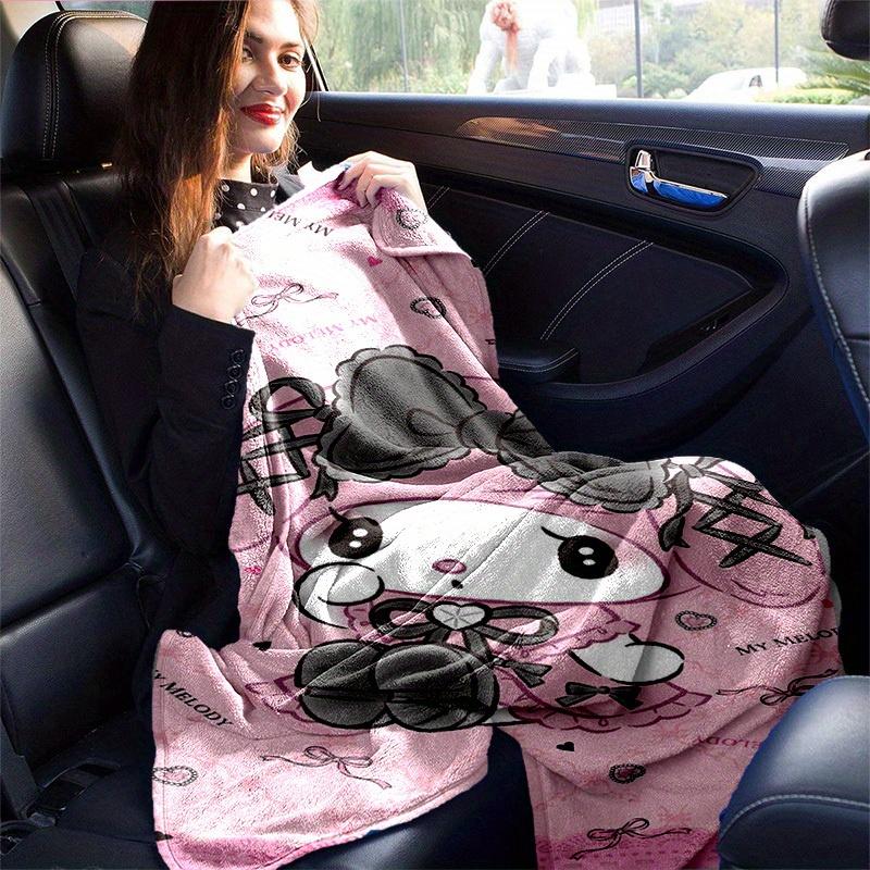 1pc. Cute Cartoon My Melody Pink Blanket - Perfect for Home, Office, Outdoor Use & Gift Ideaz0411273