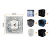 1Pcs Dual USB Fast Charge Panel Wall Switch Wall Power Socket Switch  for EU Standard Wall Mount DIY