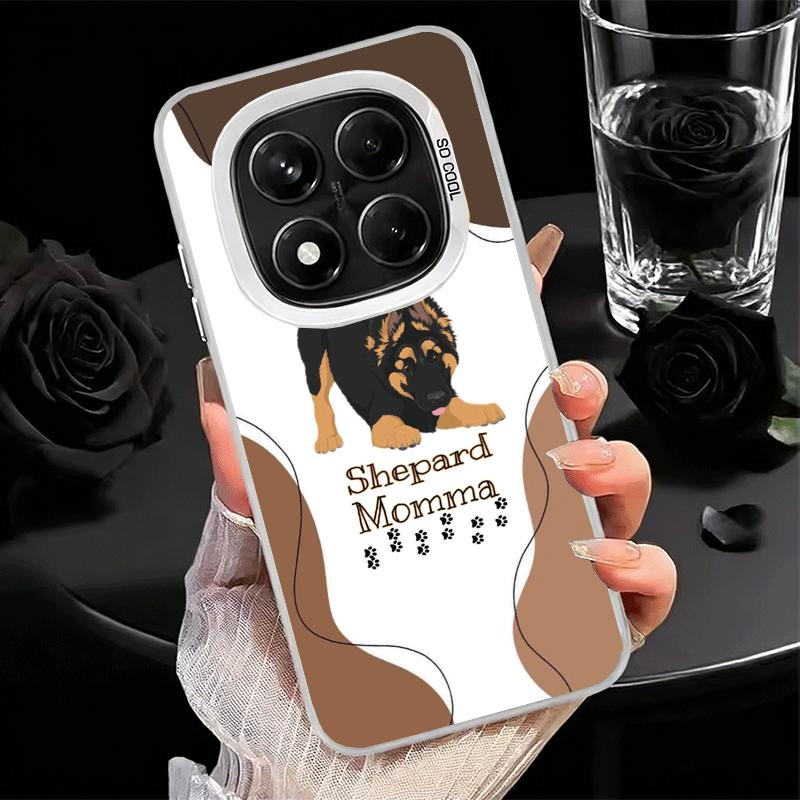 German Shepherd Dog Shockproof Phone Case for Xiaomi Redmi Note 15 14 13 12 Pro Plus 11 11S 11T 5G Cover Anti Fall Fundas