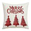2D Printed Christmas Pillow Covers Tree Snowman Pillow Cover Party Supplies Xmas Pillowslip  Sofa