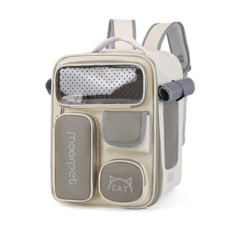 Удобный и дышащий рюкзак для кошек – Портативная сумка для выгула питомца
