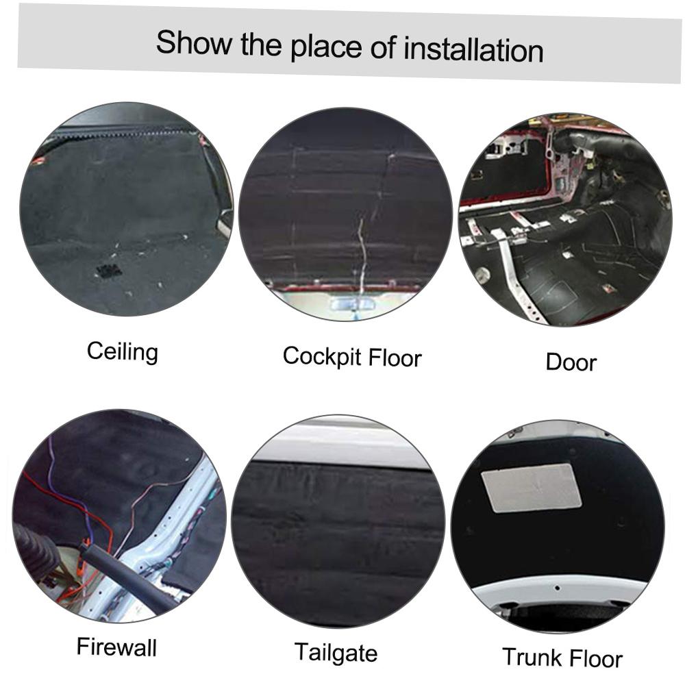 Mata Wygłuszająca Samochodowy Wygłuszacz Dźwięku Izolacja Akustyczna Pianka Tłumiąca Akustycznie Podkładka Pod Subwoofer 20mm 500x1000mm