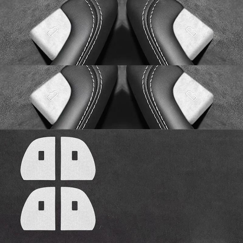 Car Open Door Button Stickers For Tesla Model 1 Y Juniper Highland Armrest Window Lift Button Switch Interior Accessories