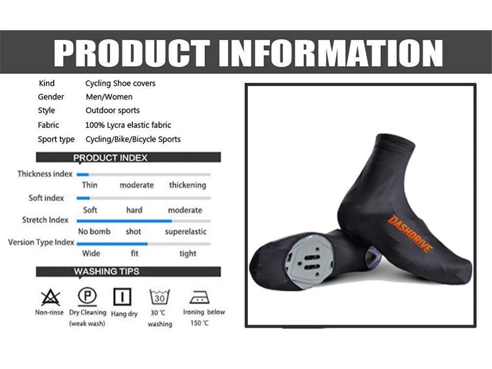 Winter Cycling Shoe Covers with Fleece Lining for Lock Shoes - In Stock