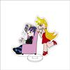 10CM Anime Panty Strumpf mit Strumpfhalterschleife Figur Ständer Modell Strumpf Anarchie/Knapp/ Niedlich Schreibtisch Dekoration Stehendes Schild Geschenke