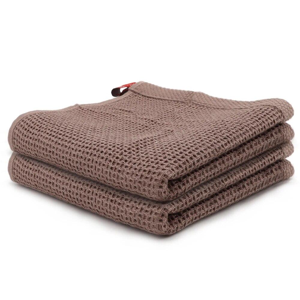 

2/4/6 шт. хлопковое полотенце, мягкие впитывающие салфетки для посуды, тряпки для кухонной посуды, дышащее полотенце для мытья лица, бытовая ткань для чистки 2pcs кофейный