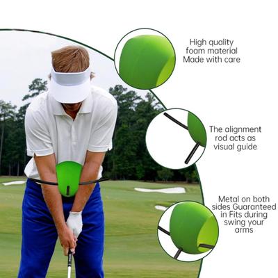Golfschwungtrainer, Handpositions- und Armhaltungskorrektur, Golfschwungübungs-Trainingshilfe zum Verbinden von Bällen für Anfänger