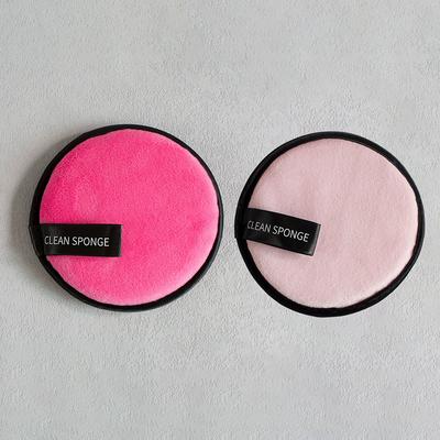 1Pcs Makeup Remover Wipes Reusable Discs Cotton Pads Microfiber Make Up Face Towel Cloth Washable Sponge Skin Care Cleaning Puff
