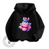 Cartoon Print Kirby Hoodie New 2026 Hot Selling For Kids Teenagers Boys Girls Autumn Winter Fashion Casual Trendy