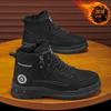Men S Winter High Top Thermal Lined Work Boots Anti Slip Wear Resistant