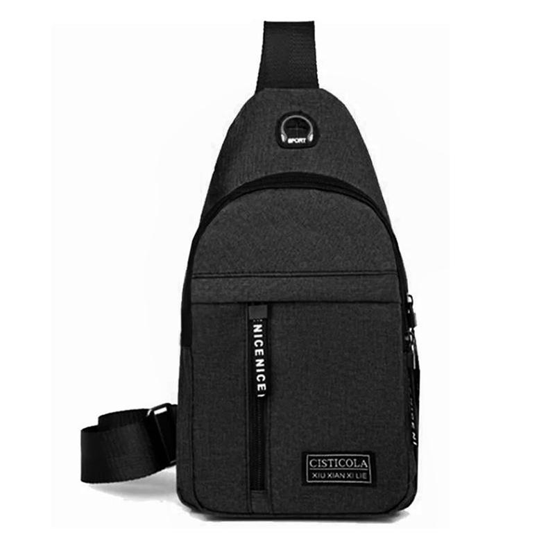 Men 'S Waist Bag Sports Leisure Small Bag Large Capacity Chest Bag