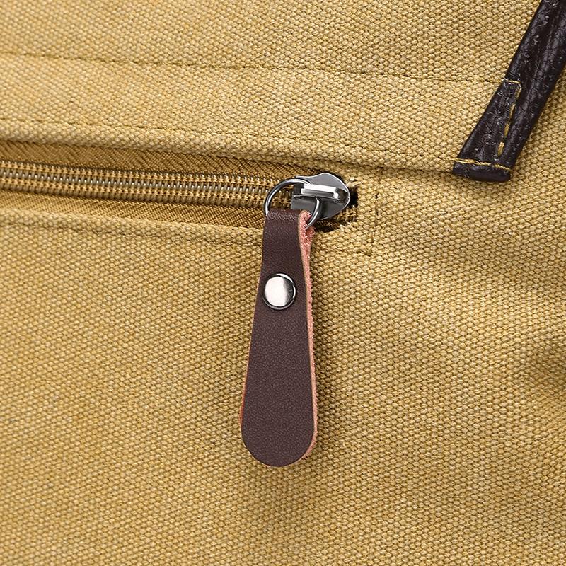 Geantă Messenger Nouă pentru Bărbați Capacitate Mare Retro Pânză Ciclism pe Distanțe Scurte Navetă Portabilă Geantă de Umăr