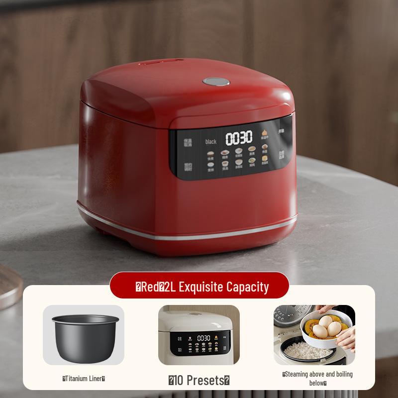 

Міні-рисоварка 2 л: Багатофункціональна розумна мультиварка на 2-3 особи, 110 В US Standard 110V [Export]