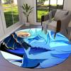 Cookie Run Kingdom Round Area Rug,Carpet Rug for Living Room Bedroom Sofa Playroom Decor,Non-slip Floor Mat19