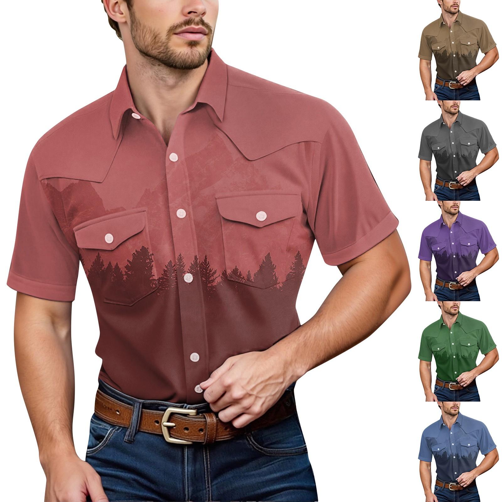 

Мужской модный топ кэжуал с короткими рукавами, лацканами и длиной до плеч XL