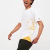UNIQLO Cartoon Pattern Printed Round Neck Short Sleeve T-Shirt Unisex Tops White 419397-00