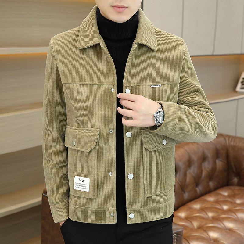Men's Korean Style Lapel Casual Jacket - 2025 Autumn/Winter Trend