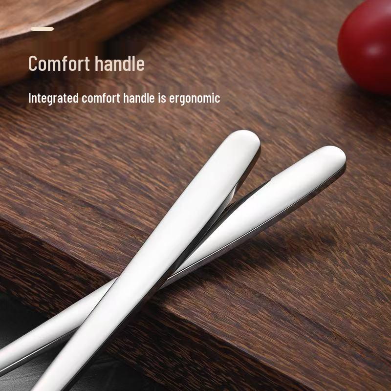 316 Stainless Steel Long Handle Spoon - Deepened, Thickened, for Household Use: Dessert, Teaspoon, Soup, and Stirring.